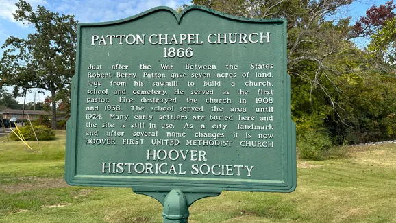 Hoover First UMC Historical Sign